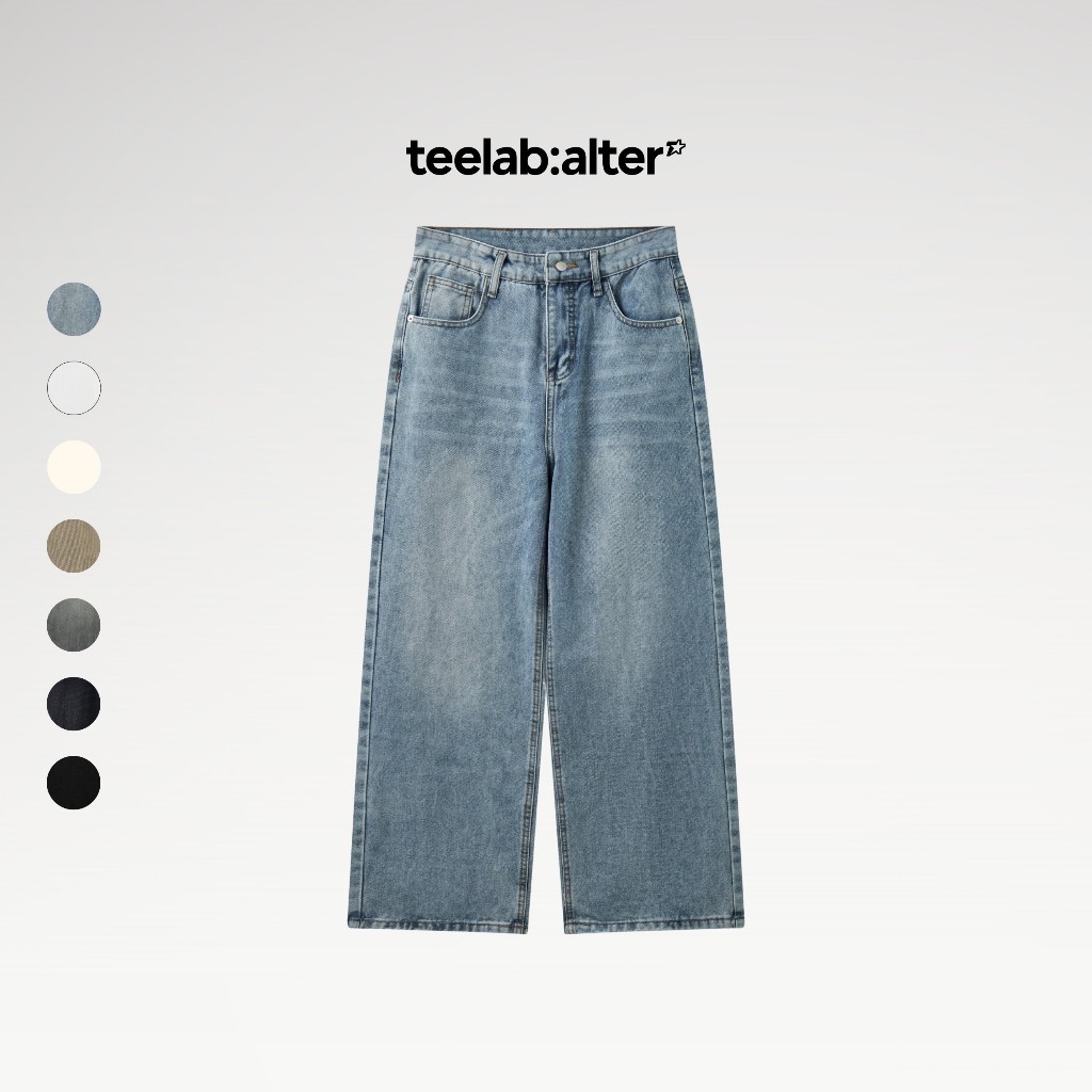 Quần Jeans Form Rộng Teelab Alter Denim Pants PS116