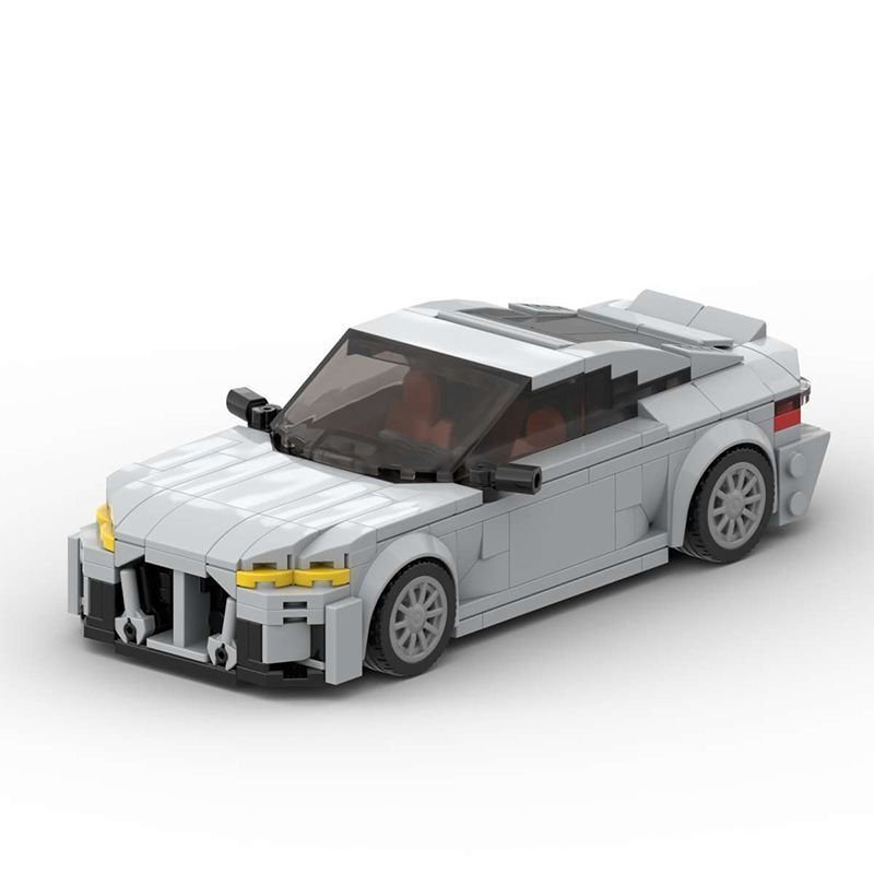 Các hạt nhỏ trong nước MOC-179056Bộ lắp ráp sáng tạo BMW M4 G82 Mô hình đồ chơi khối xây dựng Nam D9