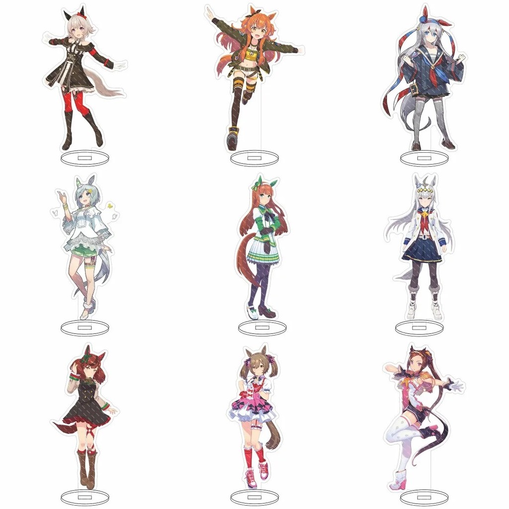 Standee Uma Musume Pretty Derby mô hình mica Acrylic nhân vật Oguri Cap Seiun Sky Tamamo Cross Figur