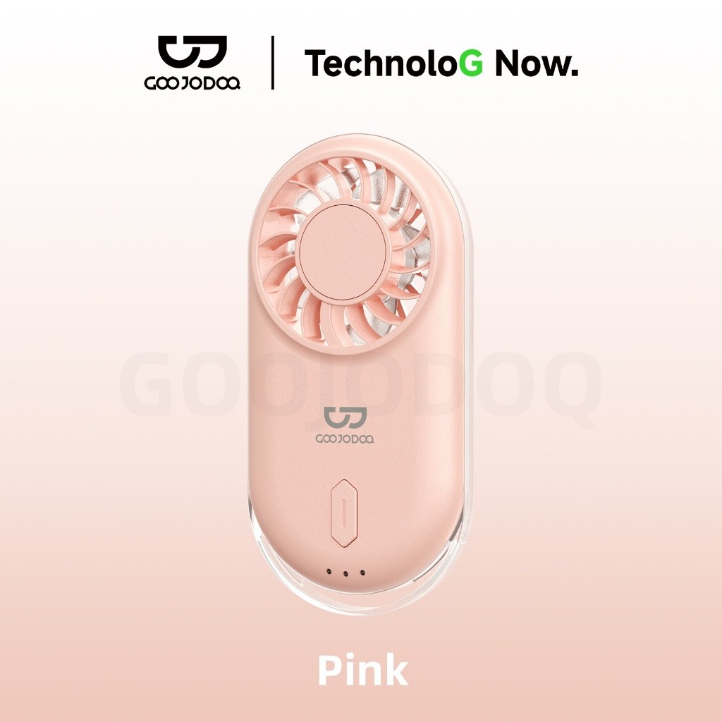 Quạt mini cầm tay siêu mỏng GOOJODOQ có tốc độ quay 10.000 vòng/phút và tốc độ gió 9,1 m/giây | BigBuy360 - bigbuy360.vn