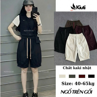 QUẦN NGỐ BOM NỮ TRÊN GỐI KAKI NHẬT BÈO GẤU - HÀNG QUẢNG CHÂU CAO CẤP MẪU MỚI 2026