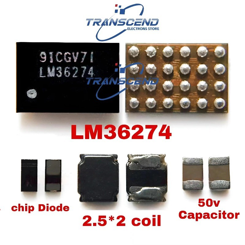 1-20 Bộ LCD Đèn Nền Đèn Nền Điều Khiển IC Dành Cho Samsung Galaxy A12 LM36274 ND ic Màn Hình Cuộn Cả