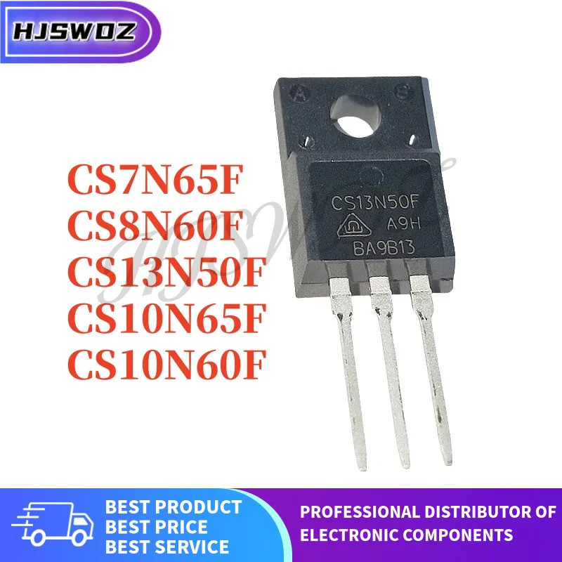 10 Chiếc CS13N50F CS7N65F CS8N60F CS10N60F CS10N65F TO-220F MOSFET Transistor Thương Hiệu mos Còn Hà