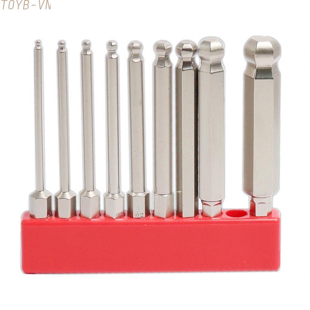 【TOYBOX】Premium Quality Magnetic Driver Bit with Ball End for Easy Screw Attachment