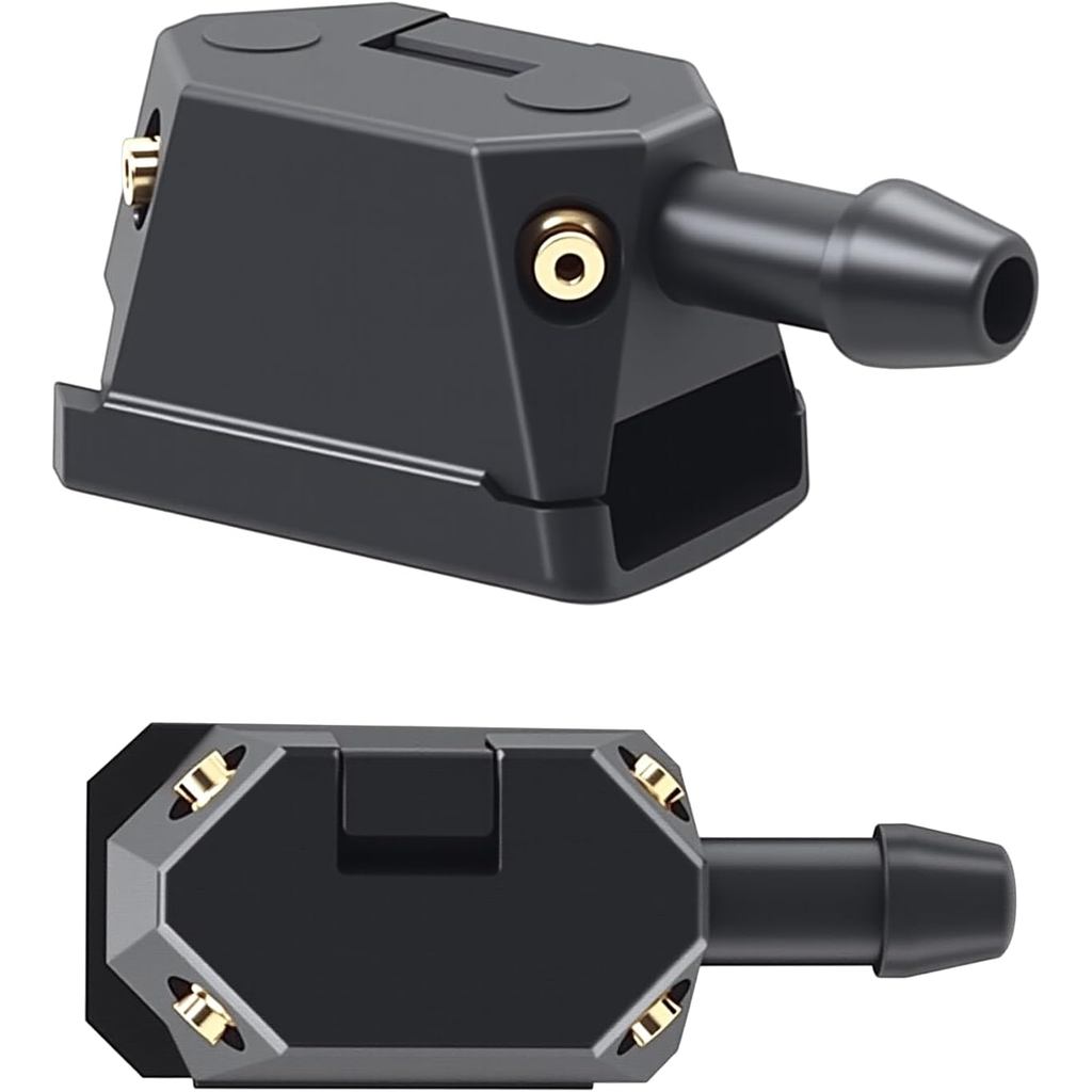 2 Chiếc Đa Năng Kính Chắn Gió Máy Giặt Vòi Phun Cánh Tay Gắn Phản Lực Vòi Phun 4 Chiều 9mm.