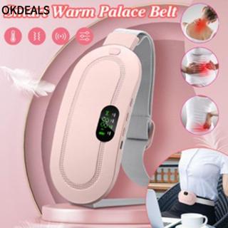Đai Massage OKDEALS, 3 Cấp Nhiệt Độ 4 Bánh Massage Điện Làm Nóng Thắt Lưng, Màn Hình LED Làm Nóng Nhanh Dây Đai Làm Ấm Kinh Nguyệt Di Động Giảm Đau Thời Gian