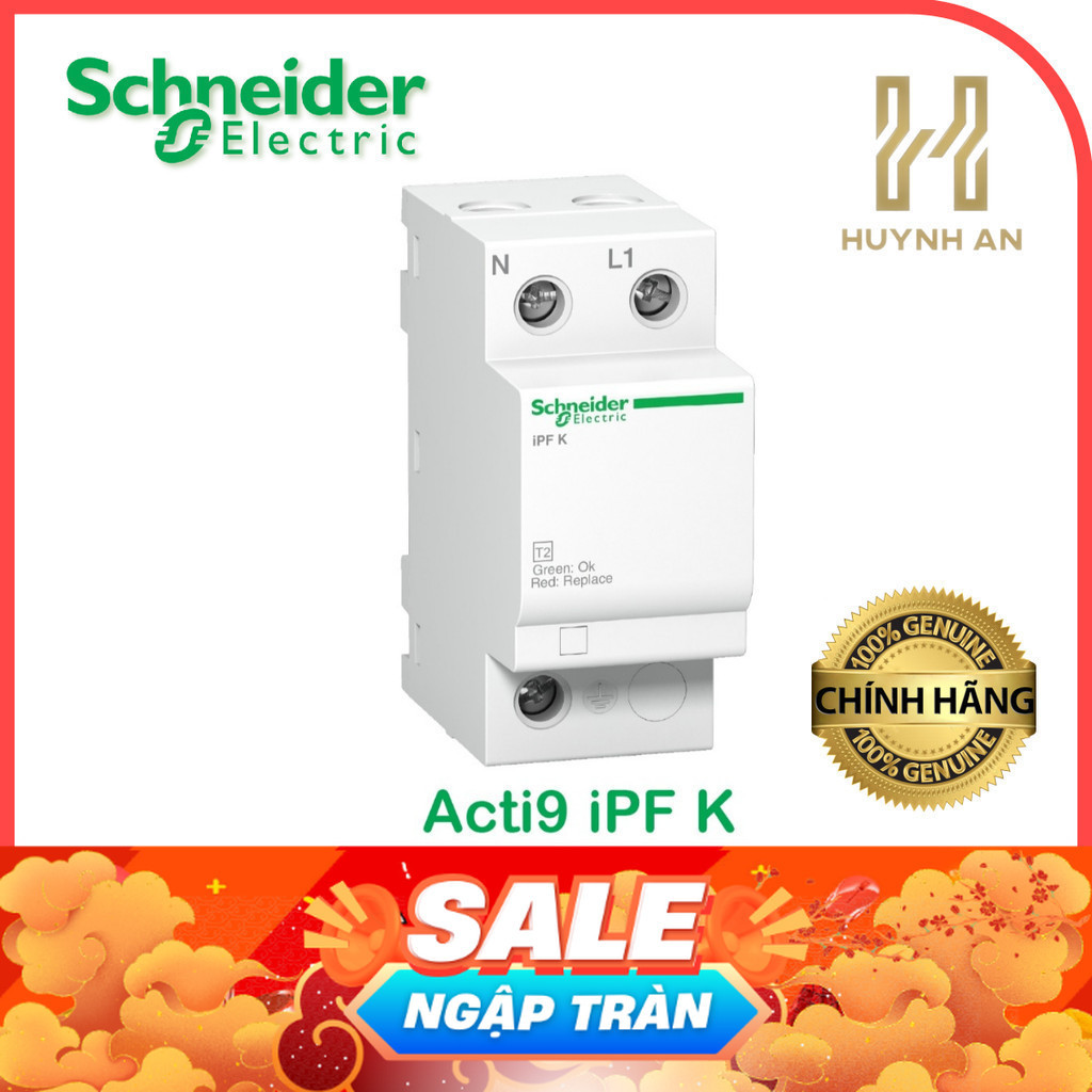 Thiết bị chống sét lan truyền SPD Acti9-iPF K 1P+N 40kA 340V - Schneider Electric - A9L15687