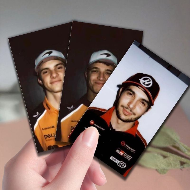 24 F1 Racer Polaroid Leclair Hamilton Photocard Quà tặng