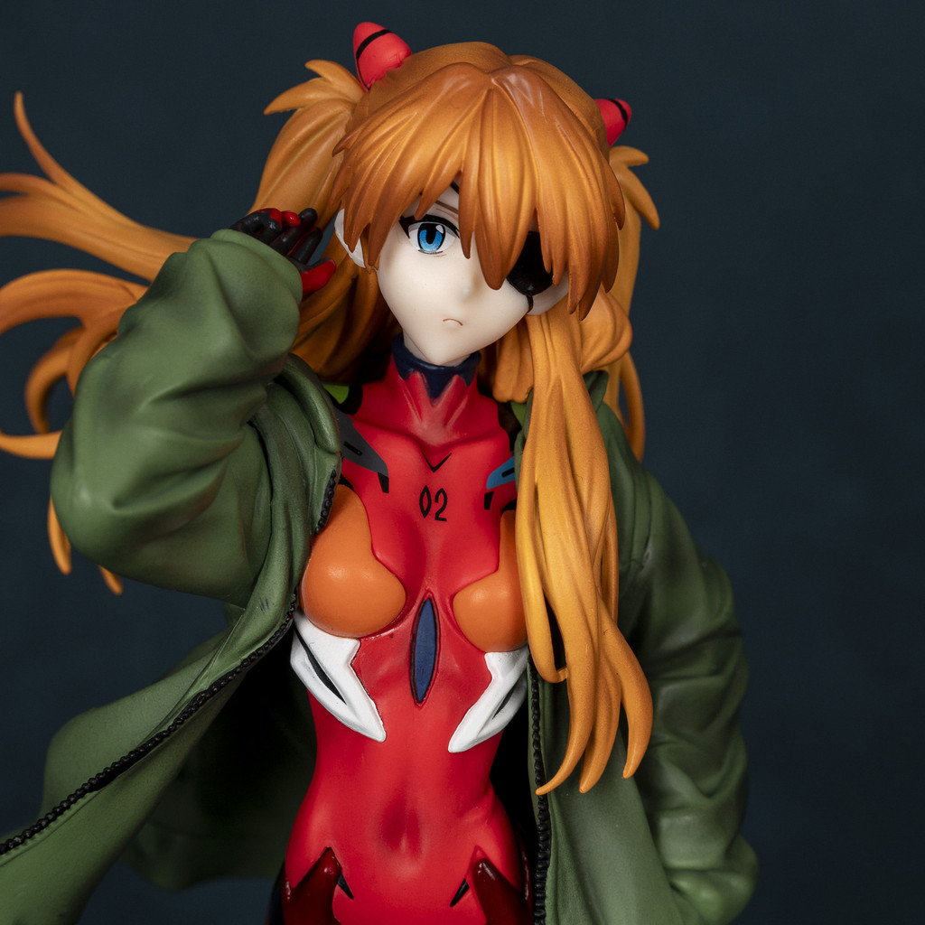 Áo khoác Asuka Tay Mới Phiên Bản Sân Khấu Lái Xe Jersey Cô Gái Xinh Đẹp Anime Dễ Thương Hai Chiều Mô