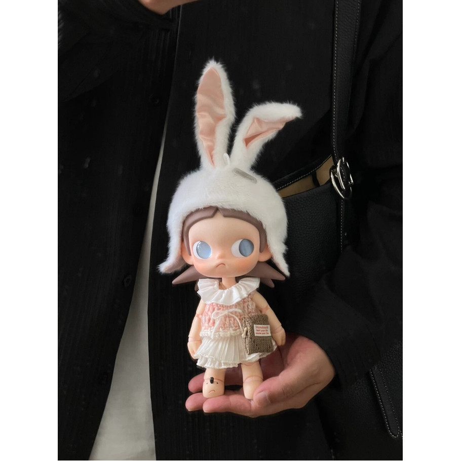 [Chỉ quần áo trẻ em] Zsiga Zsiga Zsiga / Hacipupu Mũ thỏ Bộ quần áo trẻ em cổ tích · Mũ thỏ trắng