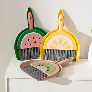Bộ chổi hốt rác mini để bàn hình trái cây dễ thương