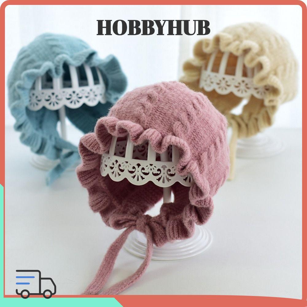 HOBBYHUB Mũ trùm đầu cho bé HOBBYHUB Ren Edge Thời trang 0-2Years