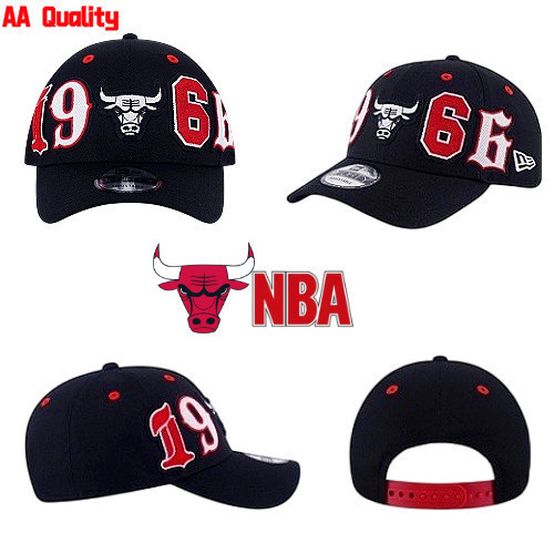 Mũ bóng chày Chicago Bulls màu đen, điều chỉnh kích thước