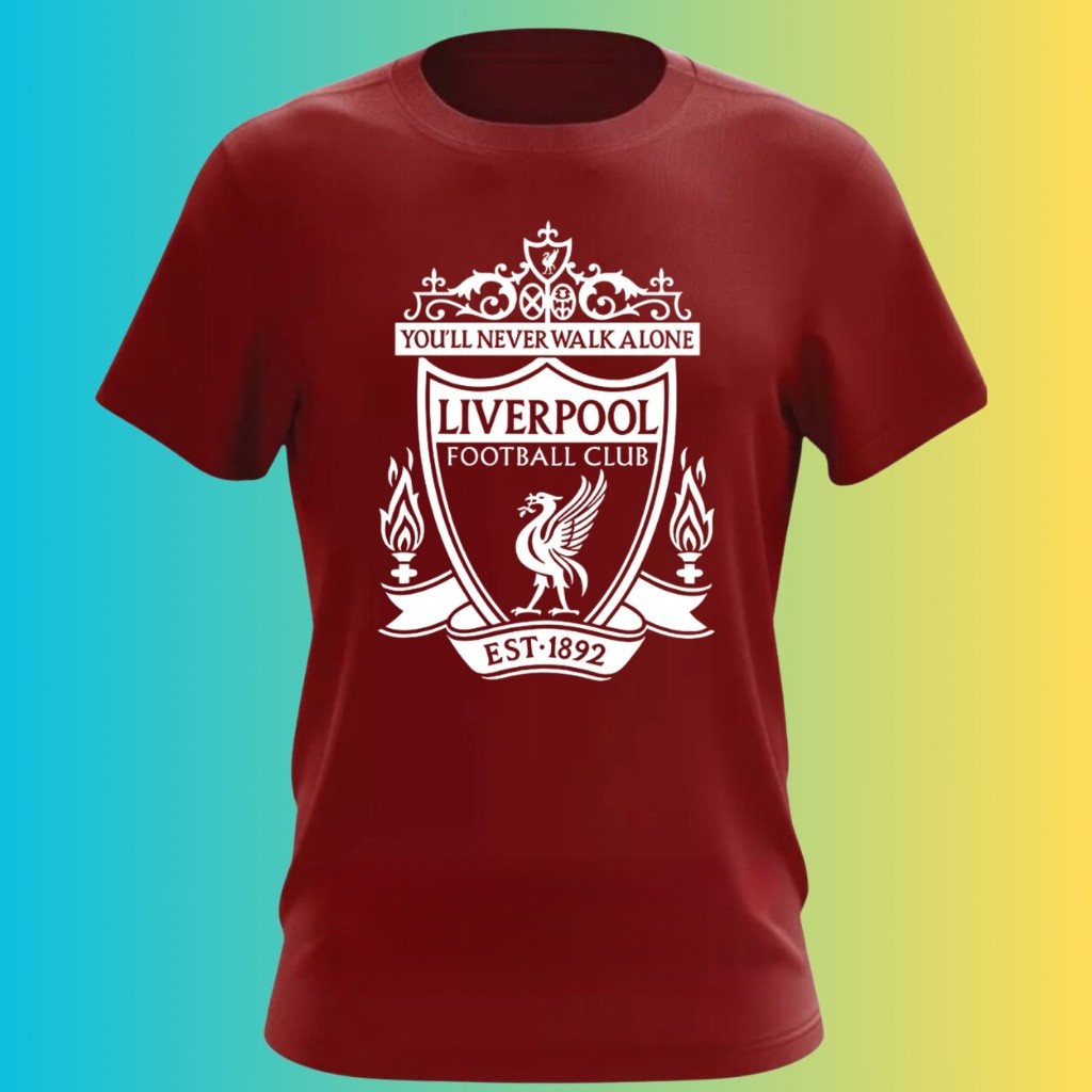 2026 Liverpool Jersey Mùa Hè Màu Trơn Áo Nam Chất Lượng Cao Trong Microfiber Orginal in Hình Cổ Tròn