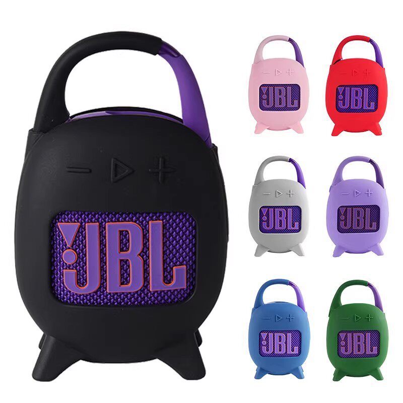 Thích hợp cho Loa Bluetooth không dây JBL CLIP5 Vỏ bảo vệ silicon âm thanh CLIP5 Vỏ bảo vệ chống sốc