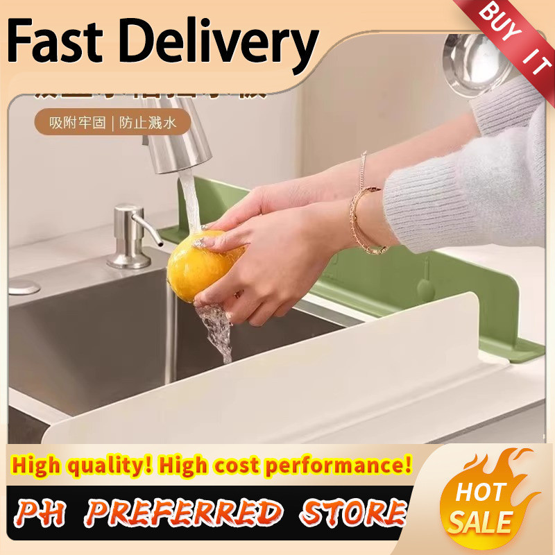 Bồn Rửa Splash Guard Bồn Rửa Chén Rửa Chén Bồn Rửa Chậu Rửa Splash Guard Silicone Rào Chắn Nước Chốn