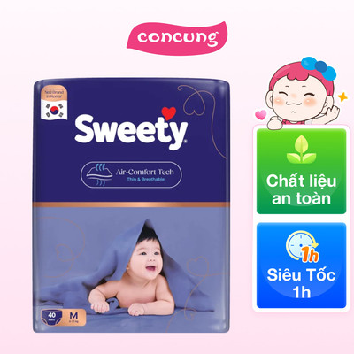 Combo 3 Tã quần Sweety cỡ M 40 miếng