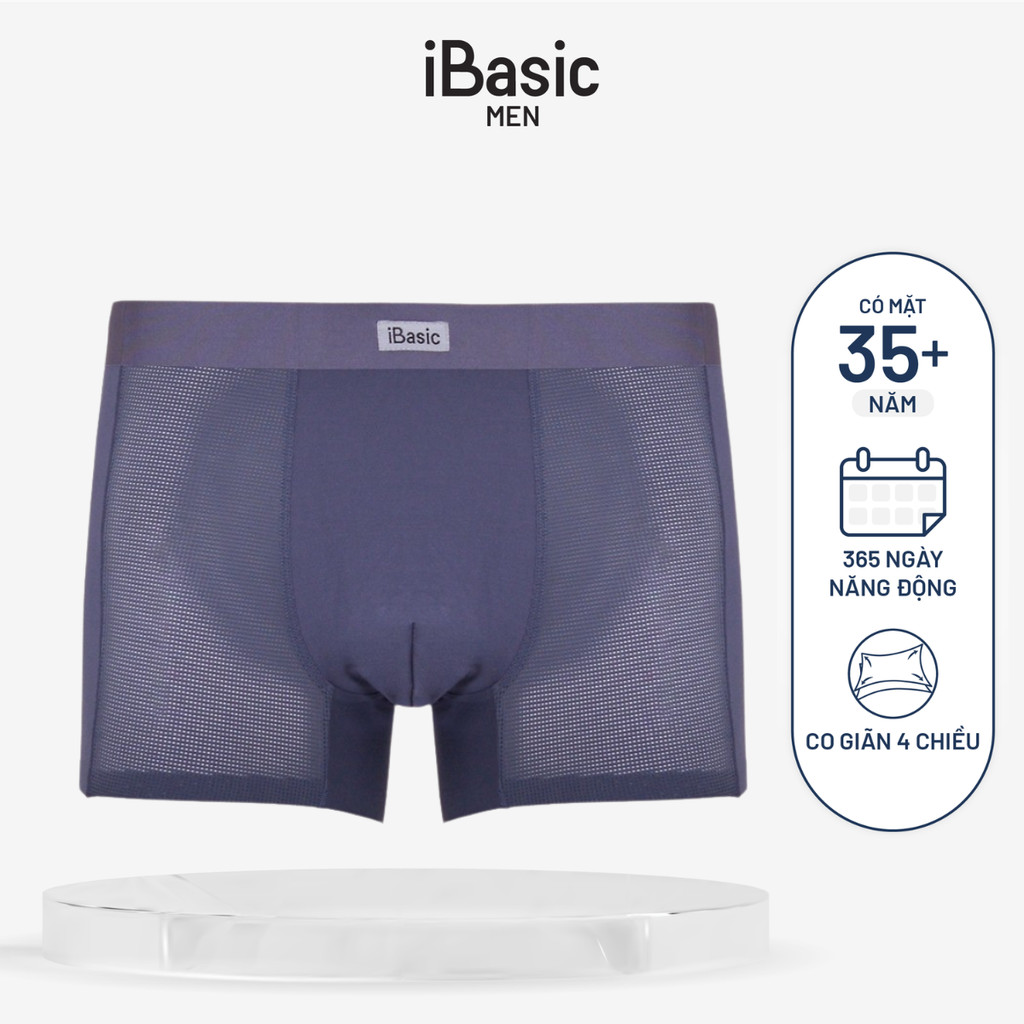Quần lót nam iBasic không đường may phom boxer thoáng khí iBasic PANM116
