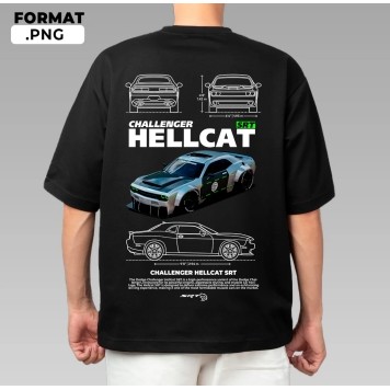 Áo thun Dodge Challenger Hellcat Srt Jersey