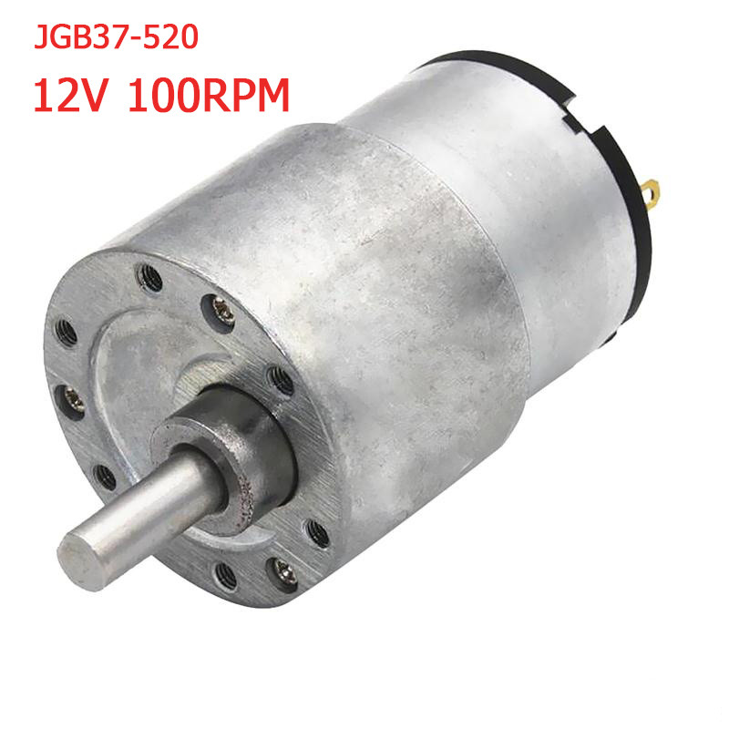 Động cơ bánh răng XU895 12VDC 100RPM Đa năng JGB37-520 JGB-520