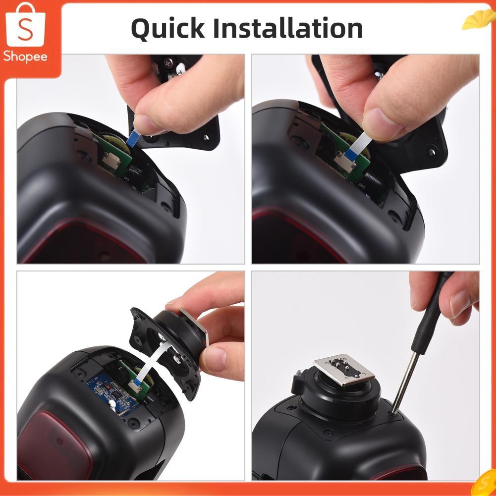 Musical_shop_center-VN Chân gắn đế gắn Godox Hot Shoe Tương thích với các bộ phận sửa chữa đèn flash