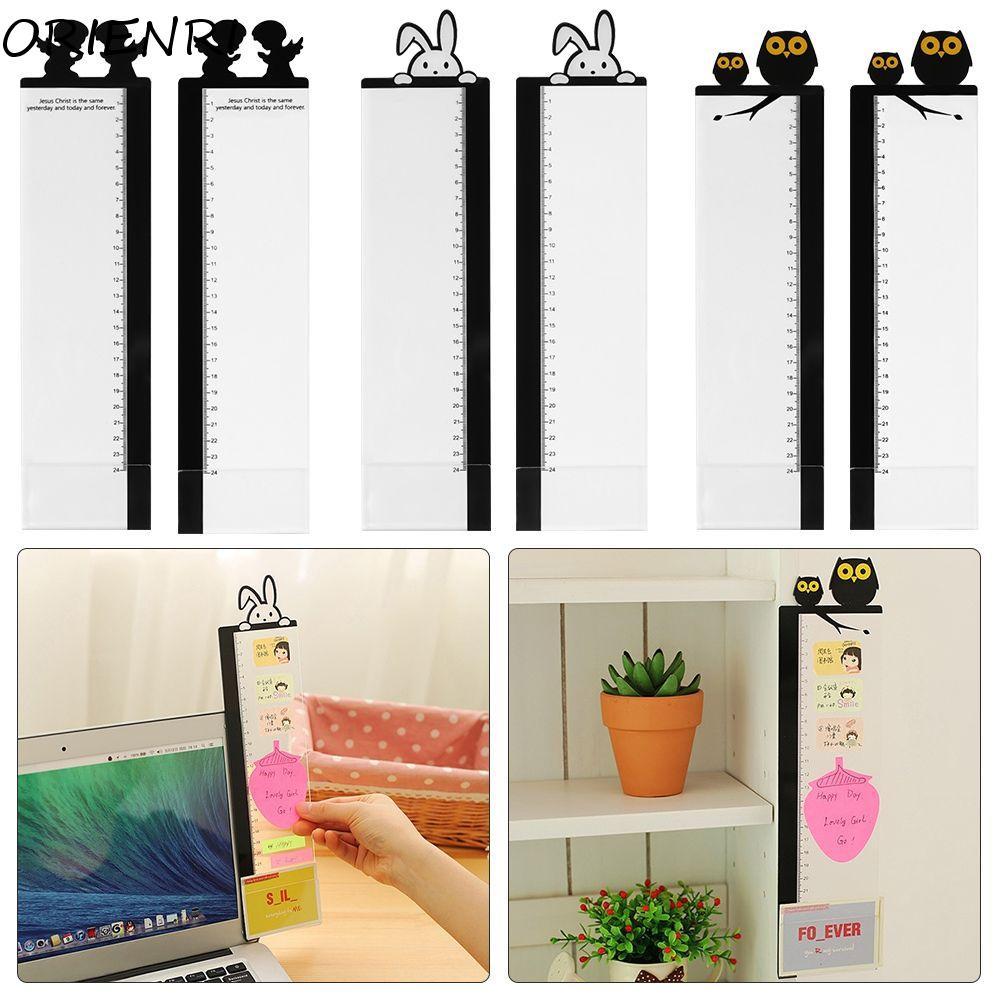 ORIENRI Message Memo Board Viết Bản ghi Văn phòng phẩm Màn hình PC trong suốt Nhắc nhở Memo Pad