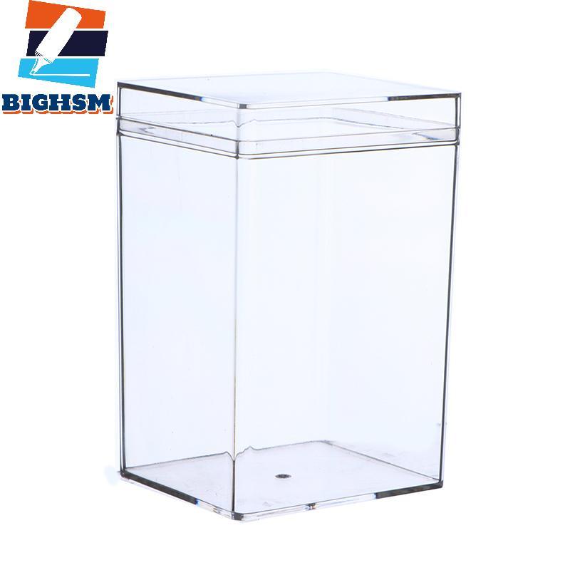 [BIGHSM] Hộp nhựa hình chữ nhật Bánh quy búp bê kẹo Hộp đựng quà tặng Hộp trong suốt