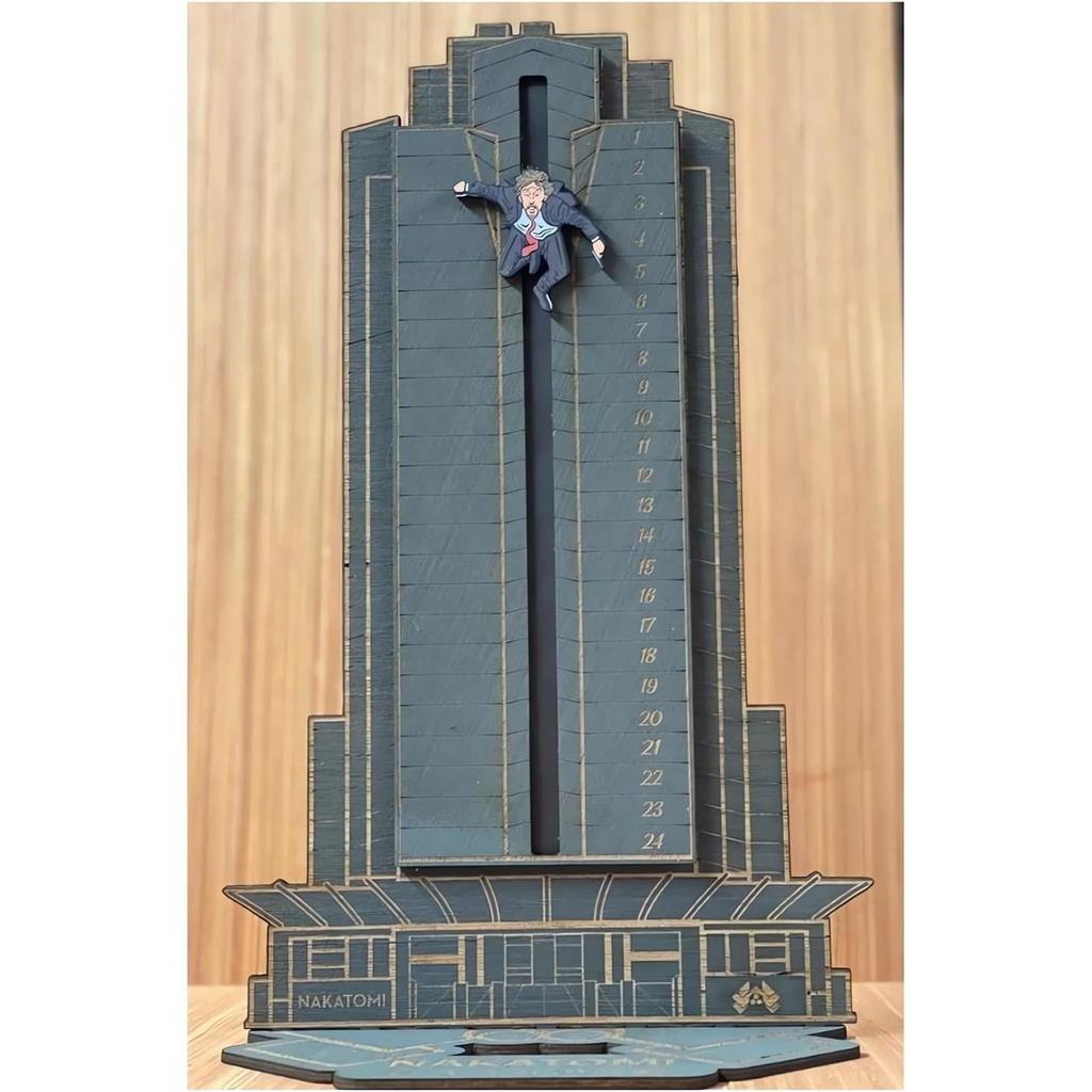 Lịch Giáng sinh Die Hard - Falling off Nakatomi Plaza, Lịch gỗ countdown dành cho thiếu nhi (Màu xan