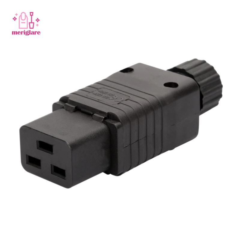 IEC 320 C19 Cắm IEC C19 Cắm C19 Đầu Nối Cáp Nguồn 16A 250V