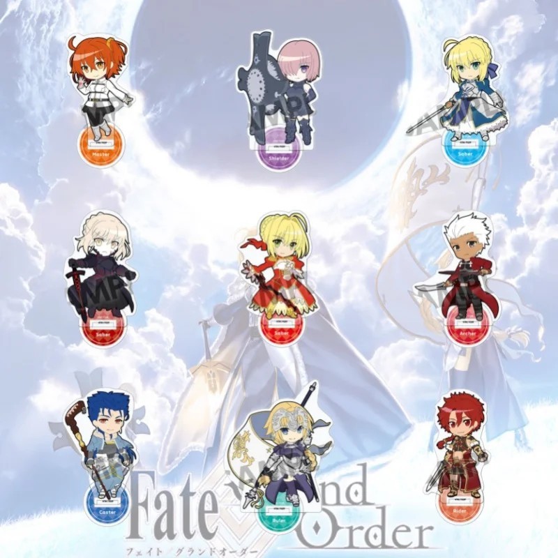 Standee Anime Fate Grand Order FGO Mô Hình Mica Để Bàn Nhân Vật Artoria Nero Mash Gudako Saber Trang