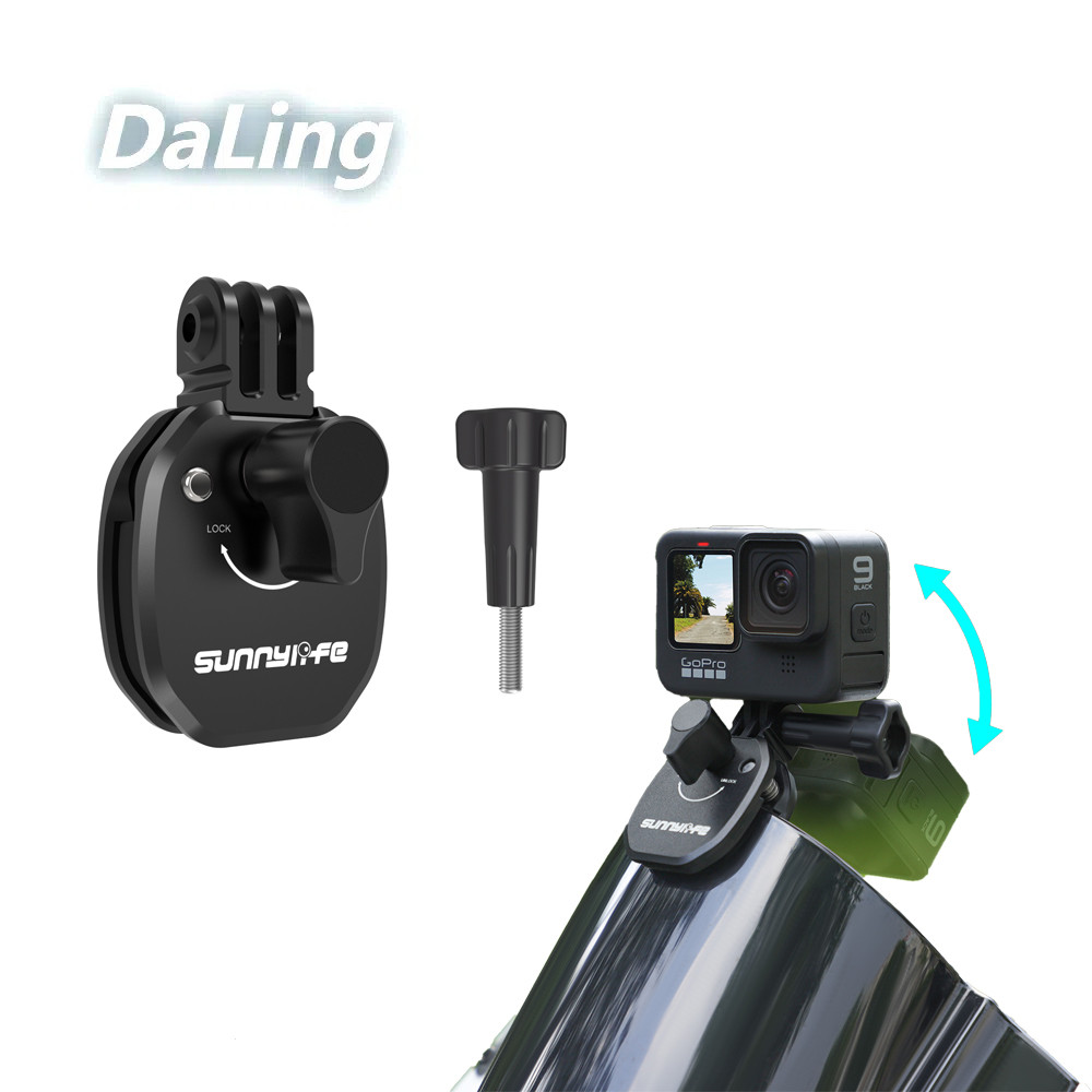 Dành Cho DJI OSMO Nano / GO Ultra Xe Máy Kính Chắn Gió Kẹp DJI / Insta360 / GoPro Camera Đa Năng Giá