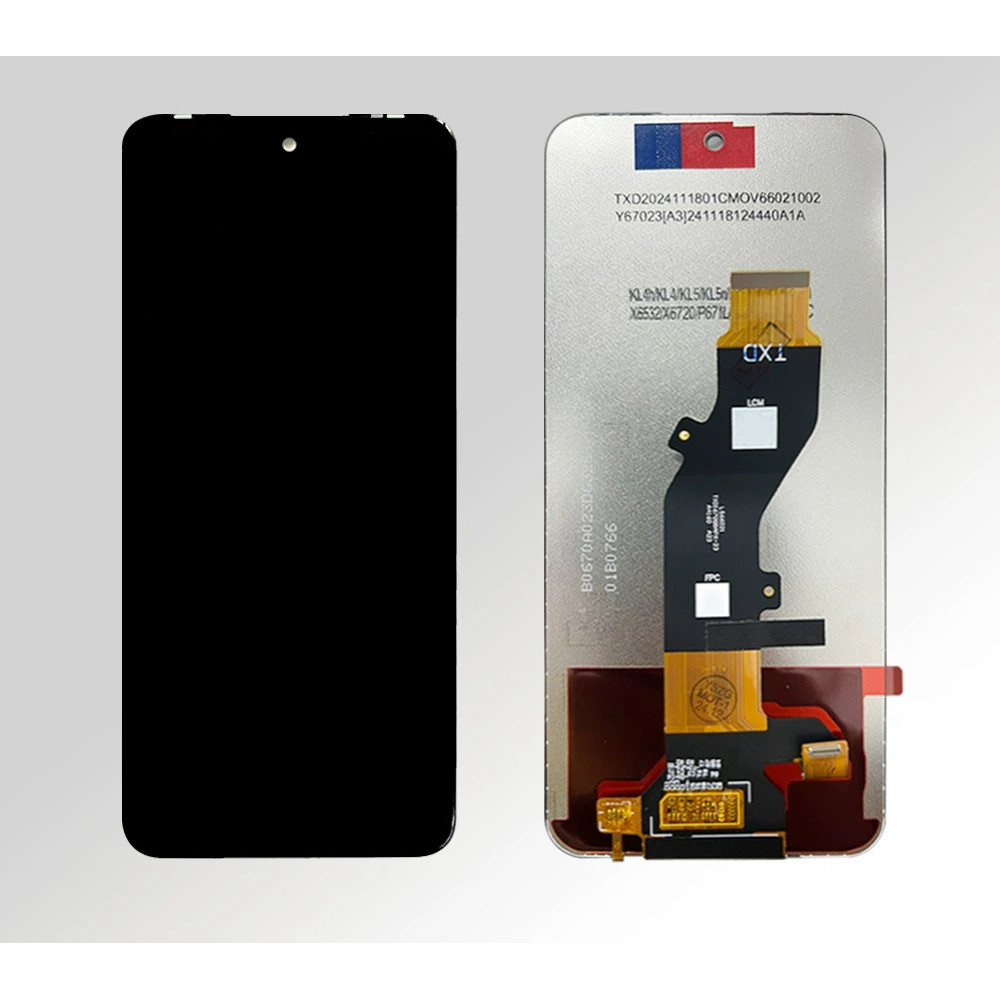 Cho itel P65 LCD P671L Màn Hình Hiển Thị Bộ Số Hóa Màn Hình Cảm Ứng Cho Infinix P65 4G p55 4g p55 pl