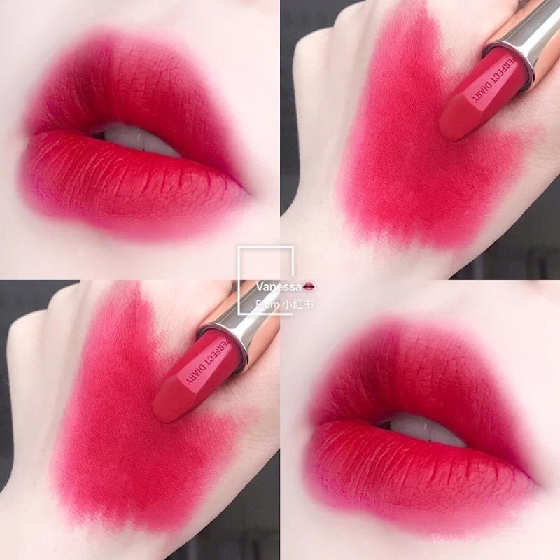 Son Môi Cam Dưỡng Ẩm Trắng Không Dễ Phai Kem Cam Mờ Matte Màu Bí Ngô Cam Lip Glaze Không Dễ Dính Cốc