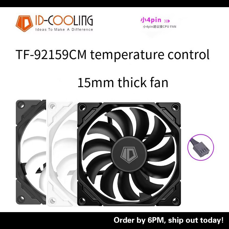 ID-COOLING TF9015 9215 argb Phong Cách Mỏng 9cm Khung Xe cpu Làm Mát Quạt is40xhp400