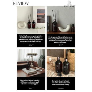 Bộ khuếch tán tinh dầu thơm phòng HETRAS Premium Diffuser 500ml - Objet Diffuser 200ml
