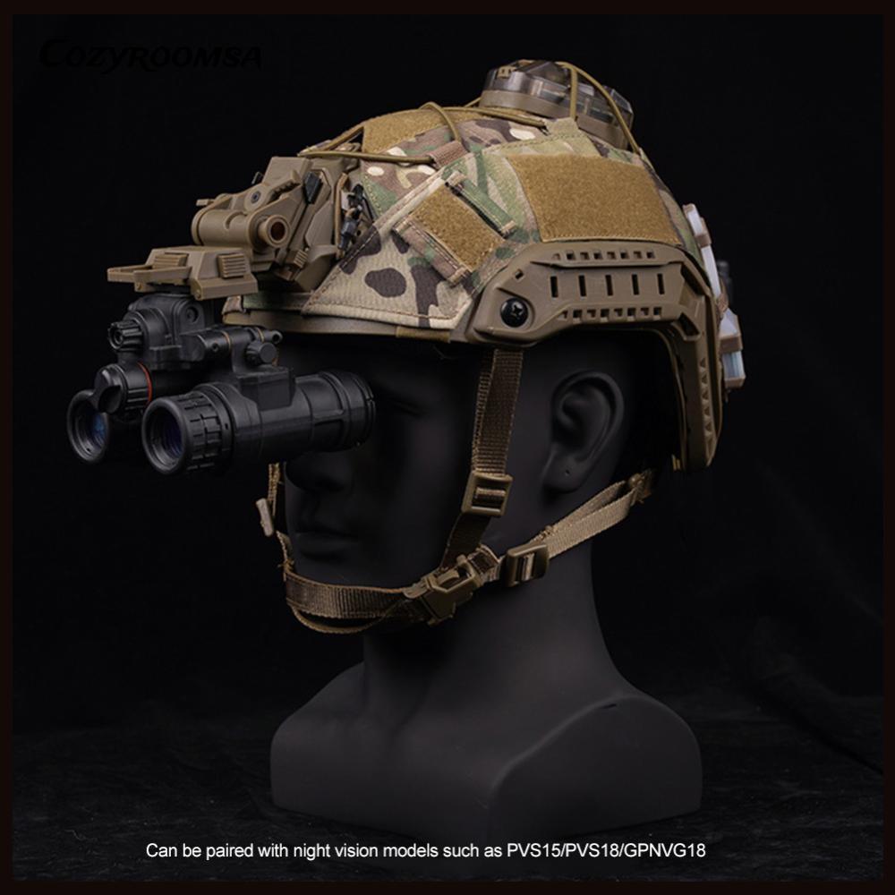 L4G24 NVG Gắn Giá Đỡ Có Thể Gập Lại Tầm Nhìn Ban Đêm Kính Gắn Mũ Bảo Hiểm Stent Nylon Mũ Bảo Hiểm Gắ