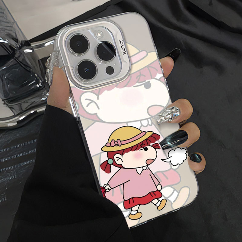 Ốp lưng OPPO Cặp đôi chống sốc Xiao Xin và Ni Ni cho A58 A18 A35 A54 A56 A11 A12 A15 A77 A93  F19 A3