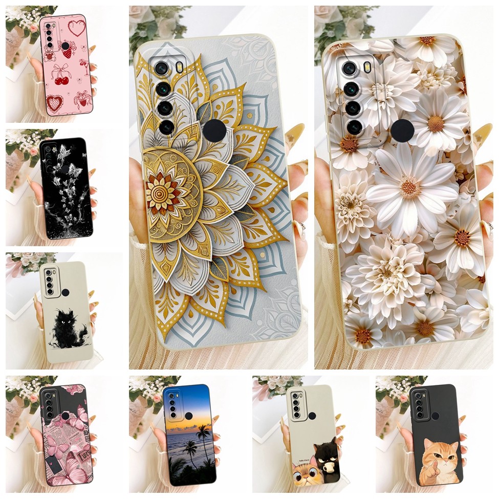 Ốp Lưng Cho Redmi Note 8 Ốp Lưng Điện Thoại Silicon Sơn Ngộ nghĩnh Dễ Thương M1908C3JI M1908C3JH M19