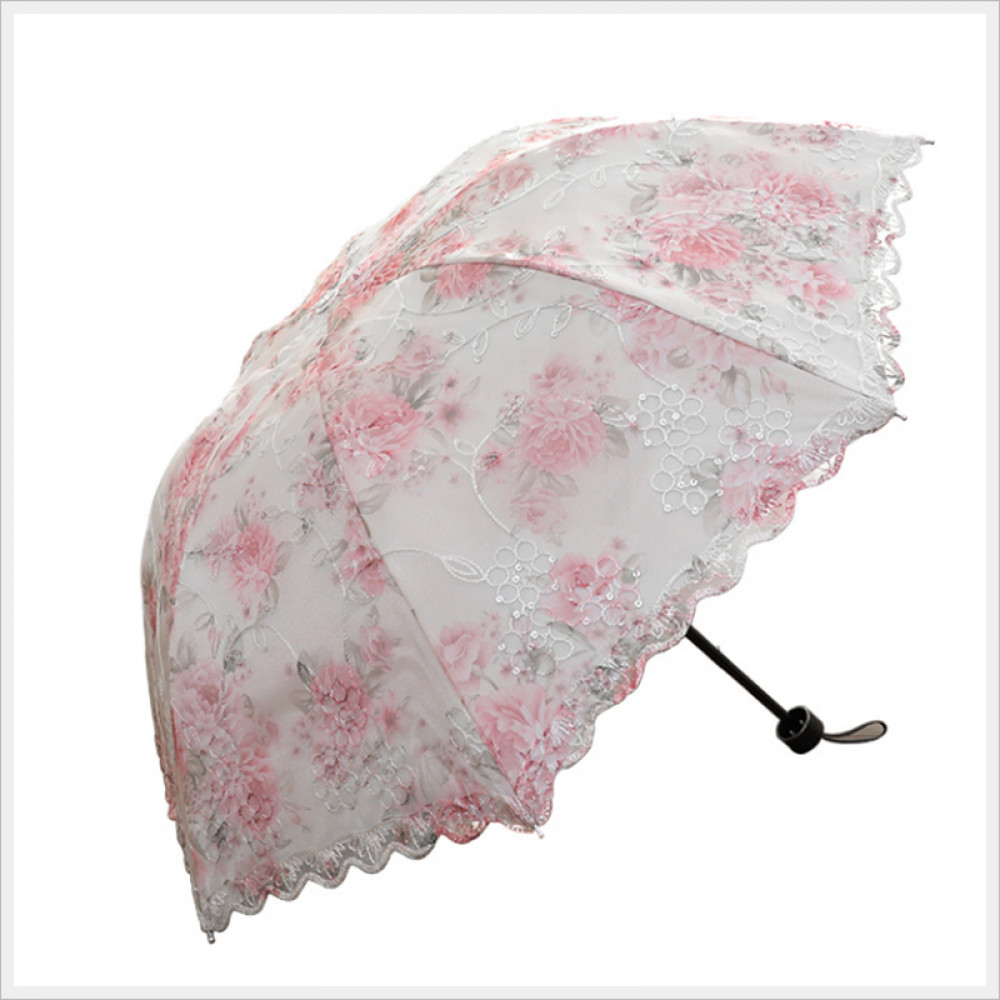 Bà cao cấp ' s Hoa Họa Tiết Hoa Nhỏ Hoa Văn Hoa Đen Ô