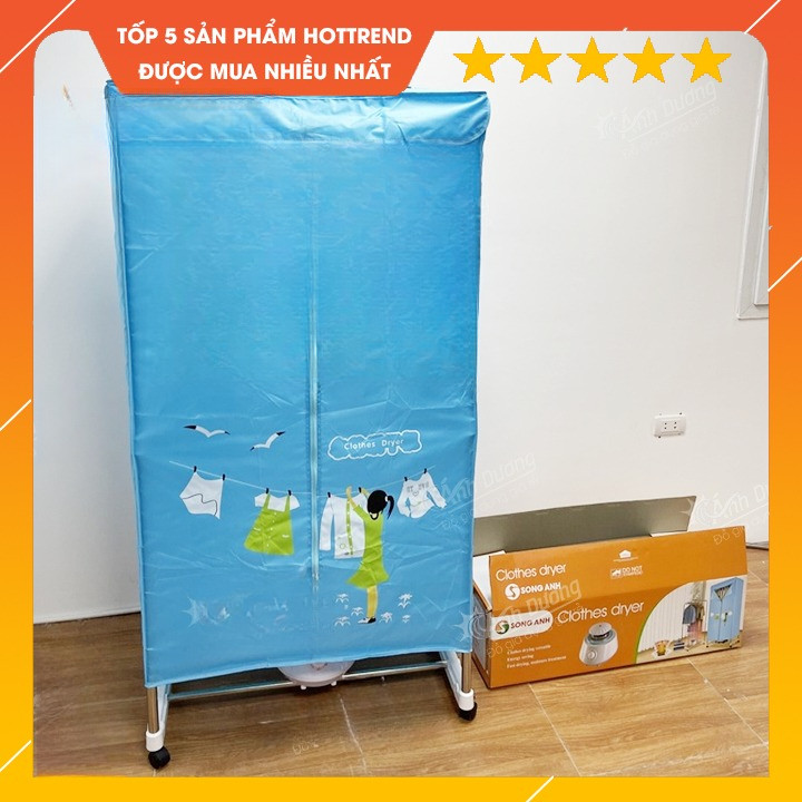 Tủ Sấy Quần Áo Clothes Dryer – Máy Sấy Quần Áo Nhanh Khô, Diệt Khuẩn, Bảo Hành 12 Tháng