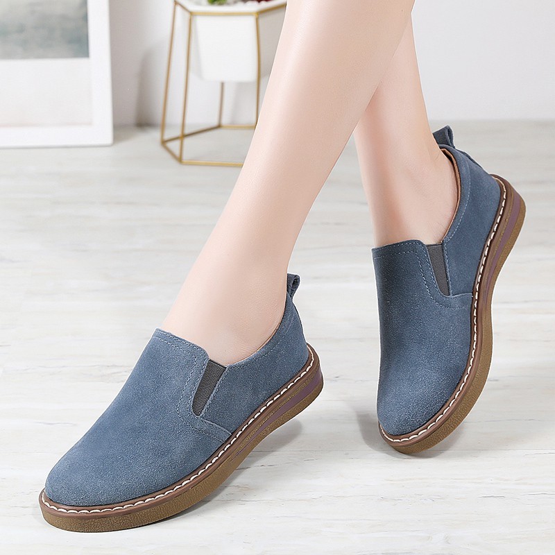 GPT Giày Oxford Nữ Giày Lười Giày Đế Bằng Giày Moccasin Nữ Giày Thời Trang Nữ
