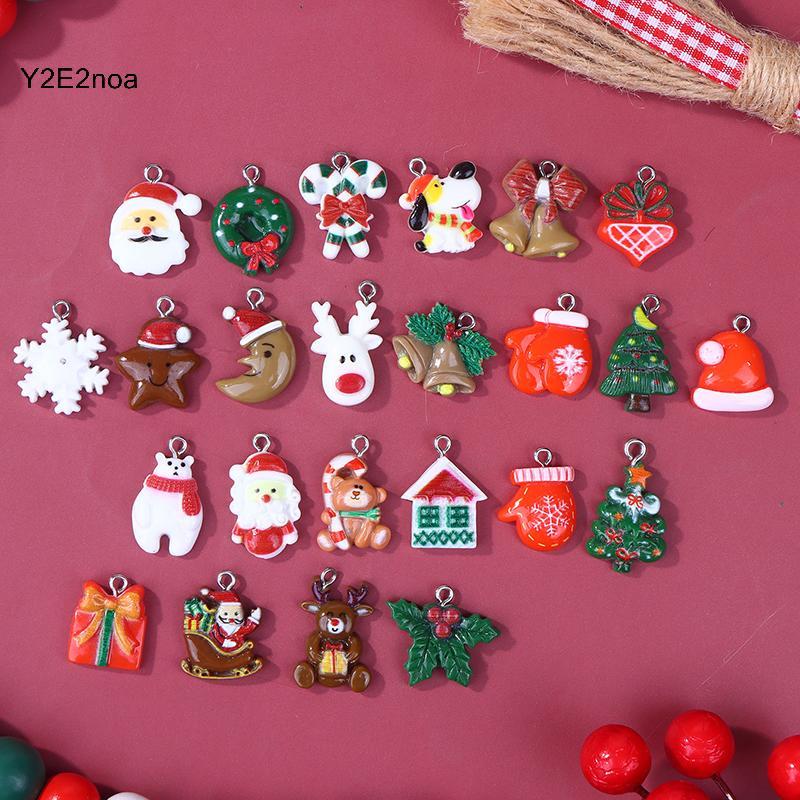 Y2E2noa 24 Cái Phong Cách Hỗn Hợp Giáng Sinh Quyến Rũ Người Tuyết Cây Ông Già Noel Chim Cánh Cụt Tuầ