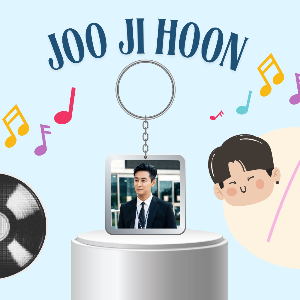 Móc khoá/Keyring diễn viên hàn quốc Joo Ji Hoon - Ju Ji Hoon