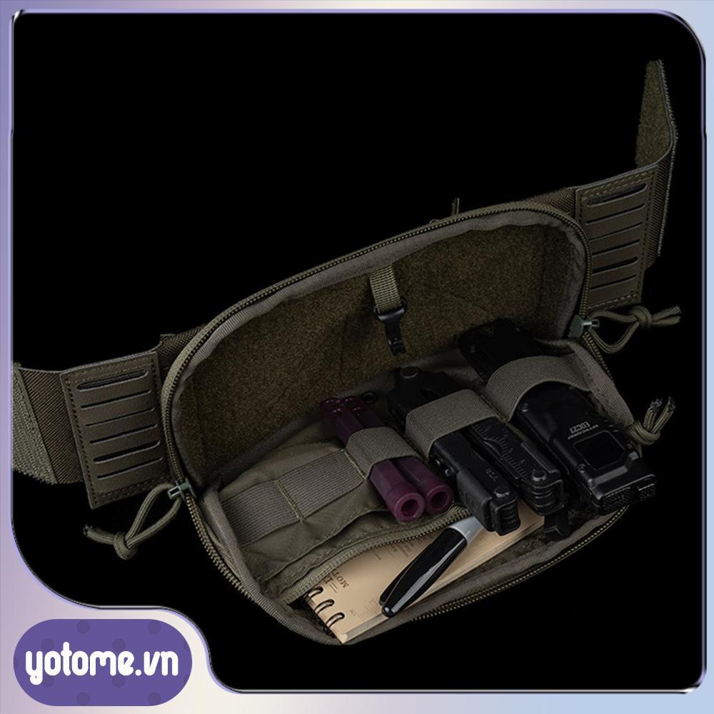 [Yotome.vn] Túi quản trị lớp 2Nd Lưu trữ phía trước Túi nhỏ gọn Airsoft Túi lưu trữ phía trước Airso