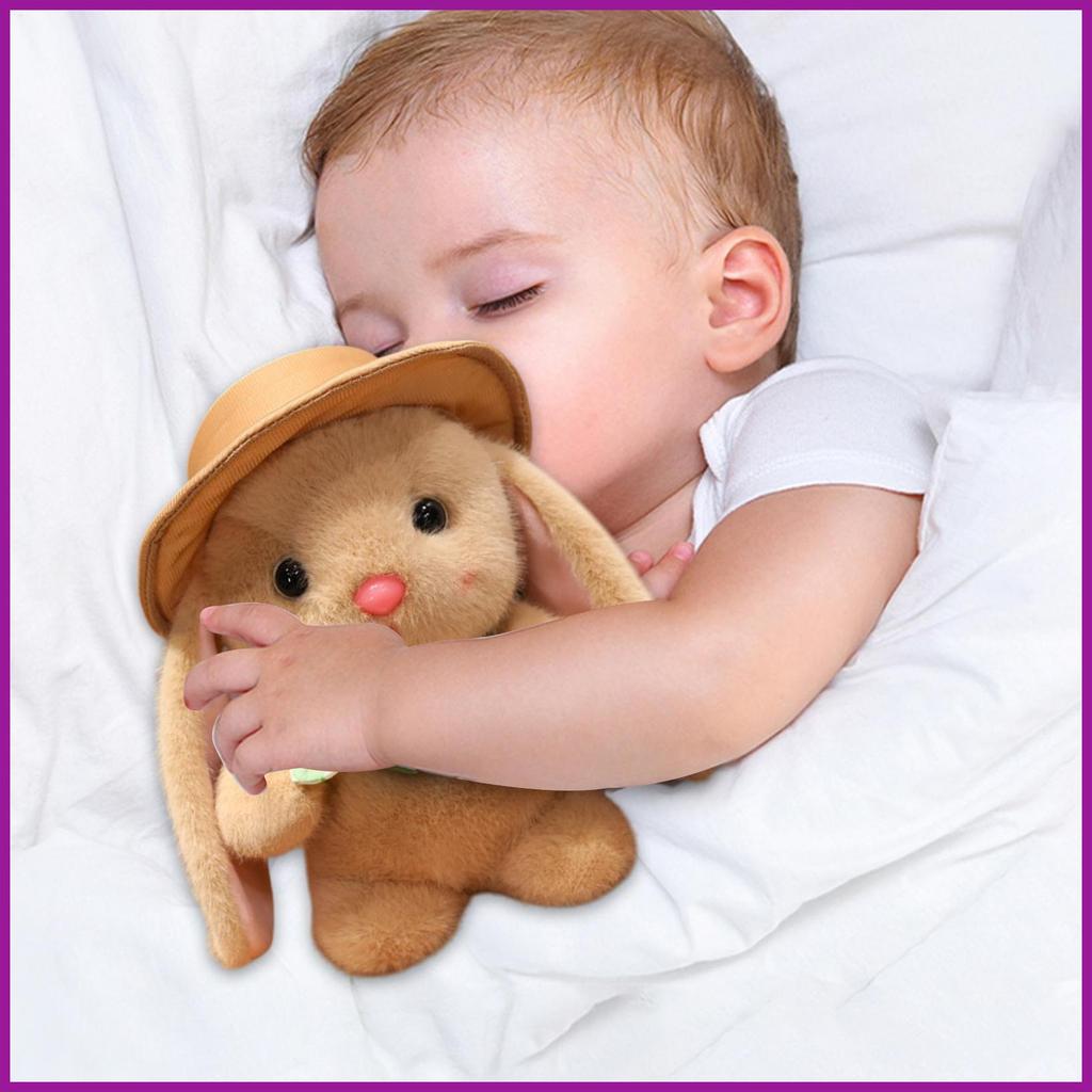 Thỏ Thú Nhồi Bông Mềm Búp Bê Có Thể Nhồi Bông Thỏ Động Vật Có Mũ Và Cho Lễ Phục Sinh Giỏ Mầm Non Sin