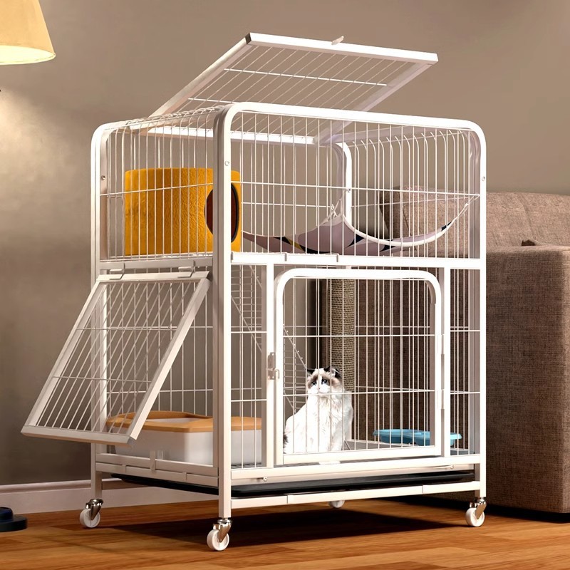 Lồng mèo ống vuông, lồng mèo ba tầng, bốn tầng, biệt thự mèo, nhà mèo, lồng sắt cho mèo sinh sản