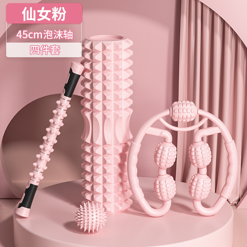 Eva Foam Roller Rỗng cho Massaging và Tập Yoga - Màu Hồng