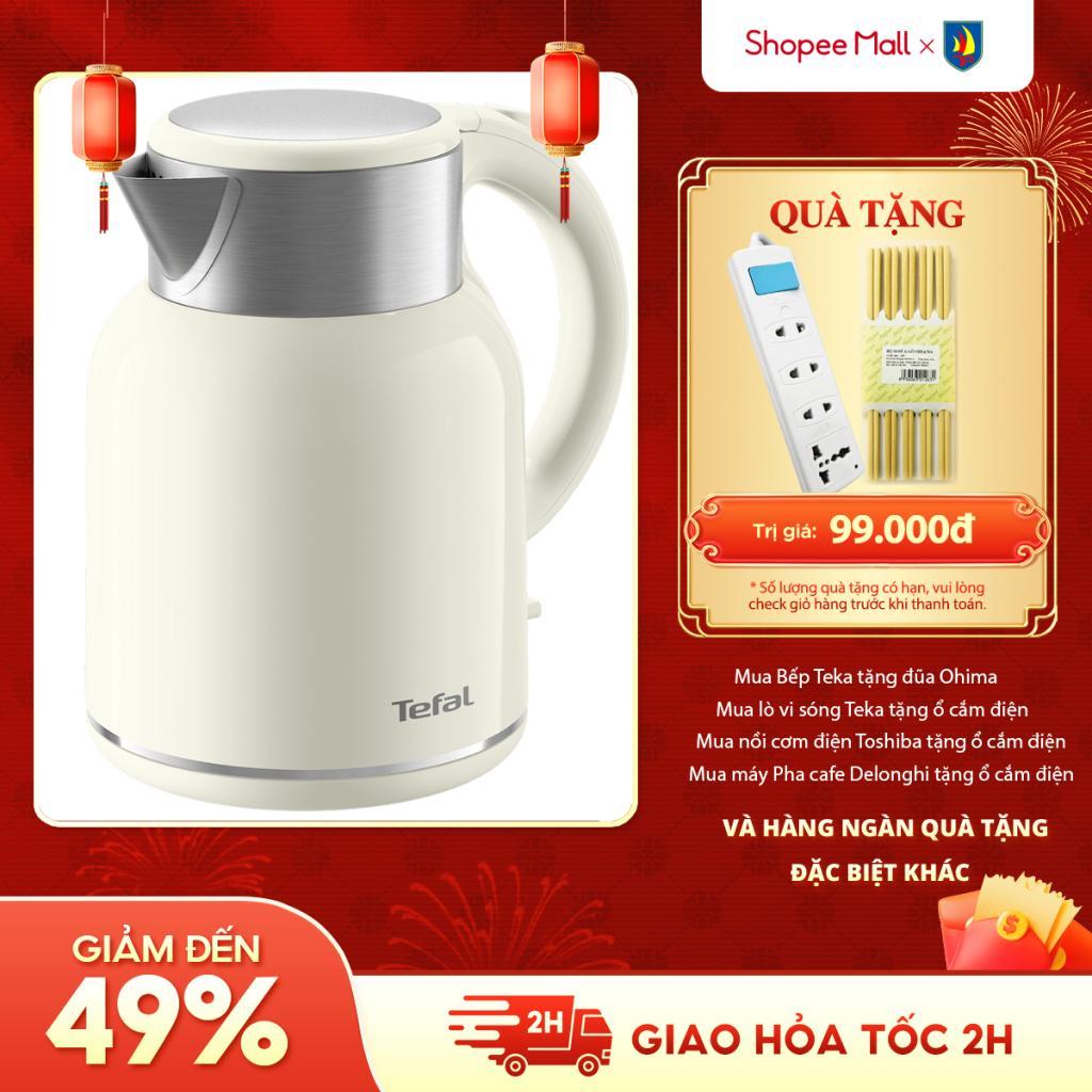 Bình đun | Ấm siêu tốc Tefal Thermo Protect XL KO190AE0 Trắng 1.9L - Bảo Hành 24 Tháng