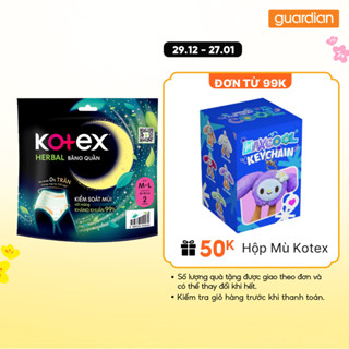  Băng Vệ Sinh Kotex Ban Đêm Thảo Dược Dạng Quần Cỡ 2 Miếng | Guardian Việt Nam 
