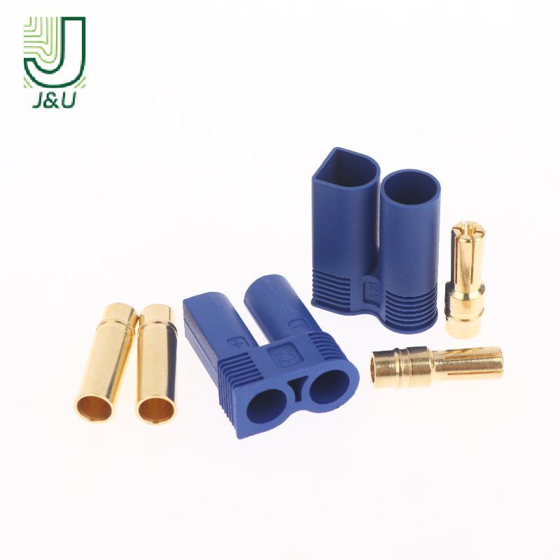 [J & U-T] 5 / 10 Cái Nam Nữ Mạ Vàng Chuối Cắm EC5 Bộ Kết Nối Cho RC Circuit Nam Nữ Bullet Phần